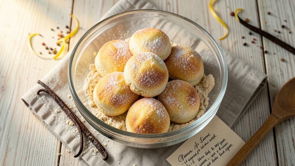 Almond Ricciarelli Cookie Recipe Silvia: Foil-Sealed Crunch With Vanilla Bean Streaks