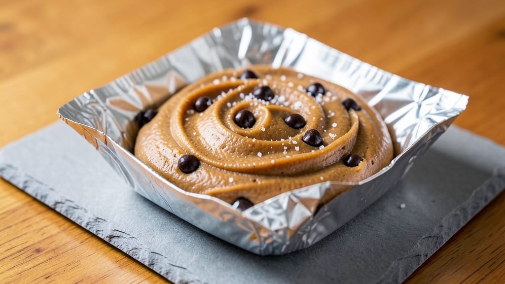 Single Serve No-Egg Cookie Dough Recipe: 5-Ingredient Foil Hack for Instant Gratification