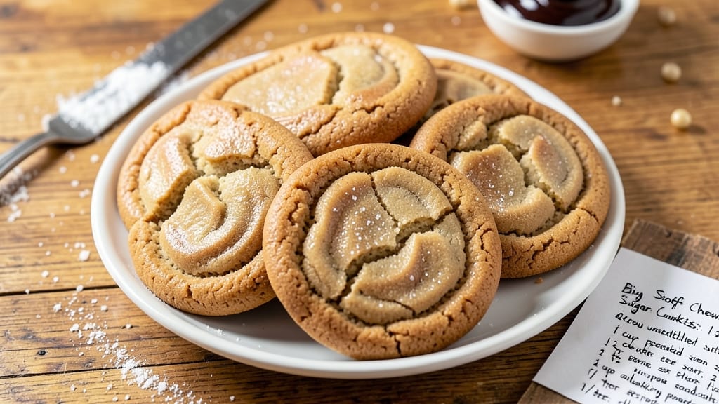 Big Soft Chewy Sugar Cookie Recipe: Pillowy Edges and Sandpaper Crunch