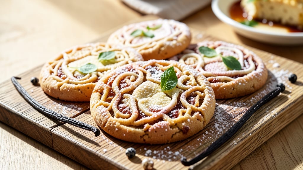 Best Patterned Rolling Pin Cookie Recipe: Marbled Vanilla Bean Crunch in 12 Minutes