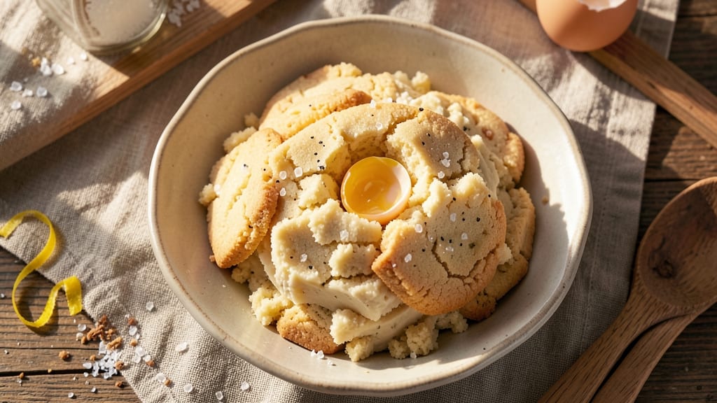Shortbread Cookie Recipe with Eggs: Buttery Pillows With Foil-Sealed Crunch