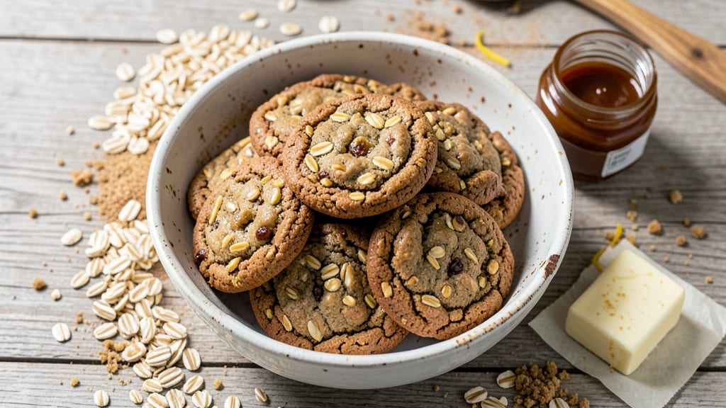 Awesome Oatmeal Cookie Recipe: Double-Layered Crunch With Vanilla Bean Streaks