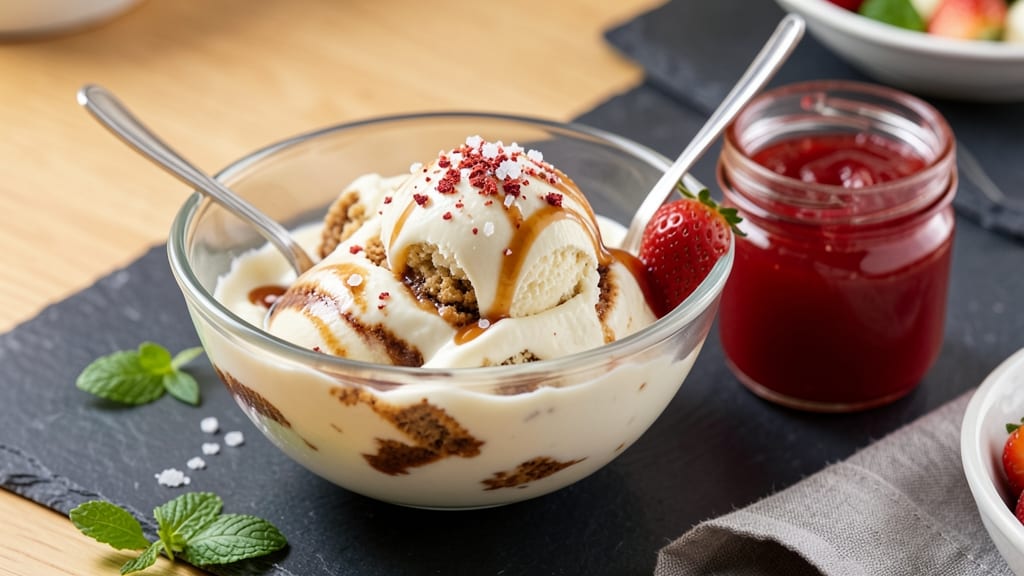 Salt and Straw Cookie Dough Ice Cream Recipe: Frozen Vanilla Bean Swirls With Crunchy Butter Streaks