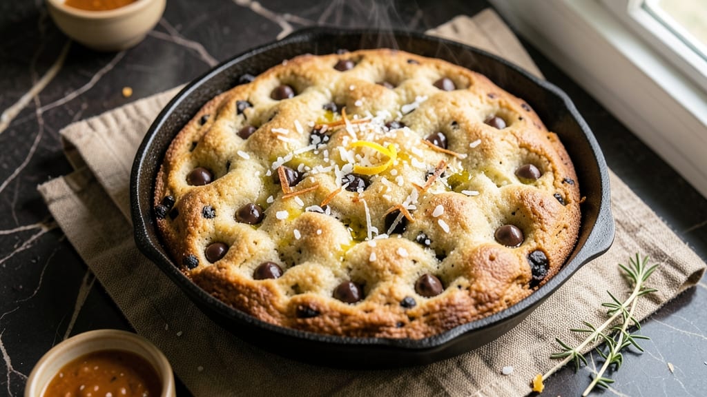 Chocolate Chip Cookie Focaccia Recipe: Crispy Crust, Gooey Dough Rivers