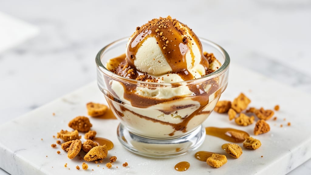 Speculoos Cookie Butter Ice Cream Recipe: Warm Spice and Nutty Crunch in Every Scoop