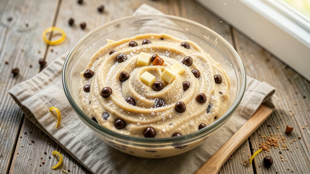 Nestlé Chocolate Chip Cookie Dough Recipe: Warm Vanilla Streaks and Crunchy Bits