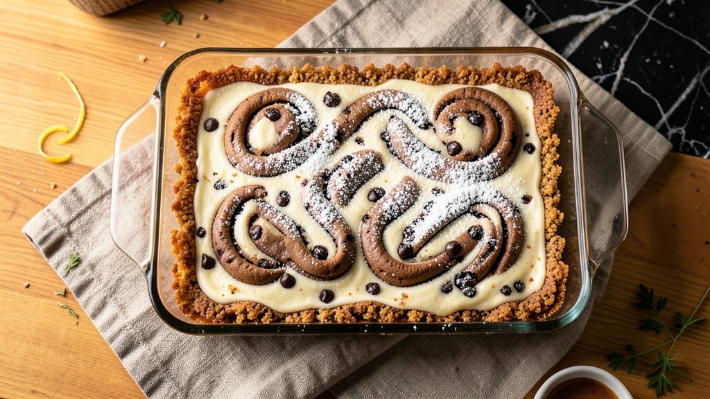 Chocolate Chip Cookie Dough Cheesecake Bars Recipe: Foolproof Layers of Crunch and Gooey Swirls