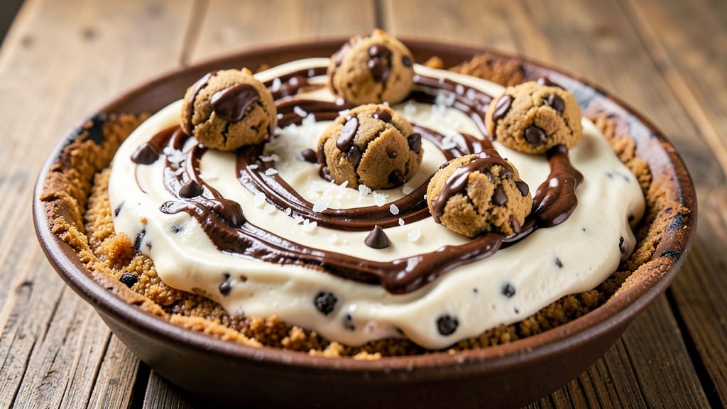 Chocolate Chip Cookie Dough Ice Cream Pie Recipe: Crunchy Crust Meets Gooey Swirls