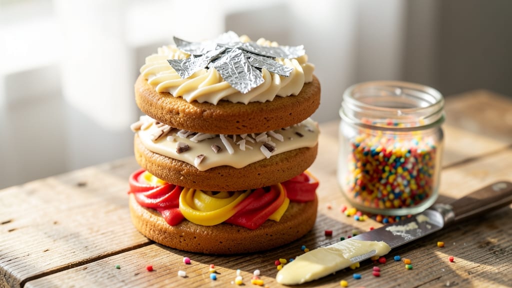 April Fools Cookie Recipe: Prankster's Vanilla Bean Streaks and Crunchy Foil Surprise
