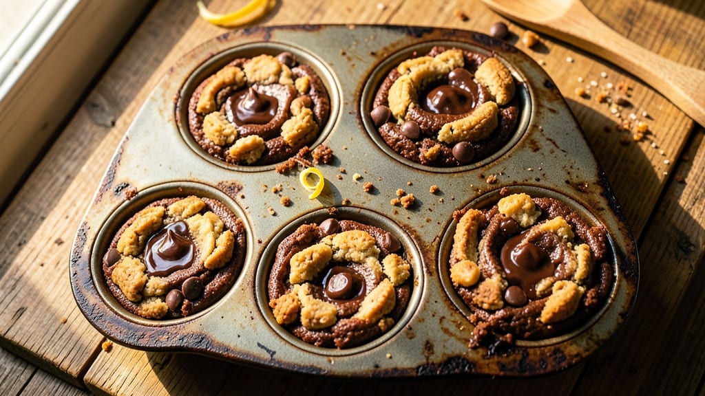 Brownie and Chocolate Chip Cookie Muffin Pan Recipe: Dual-Treat Magic in One Bake