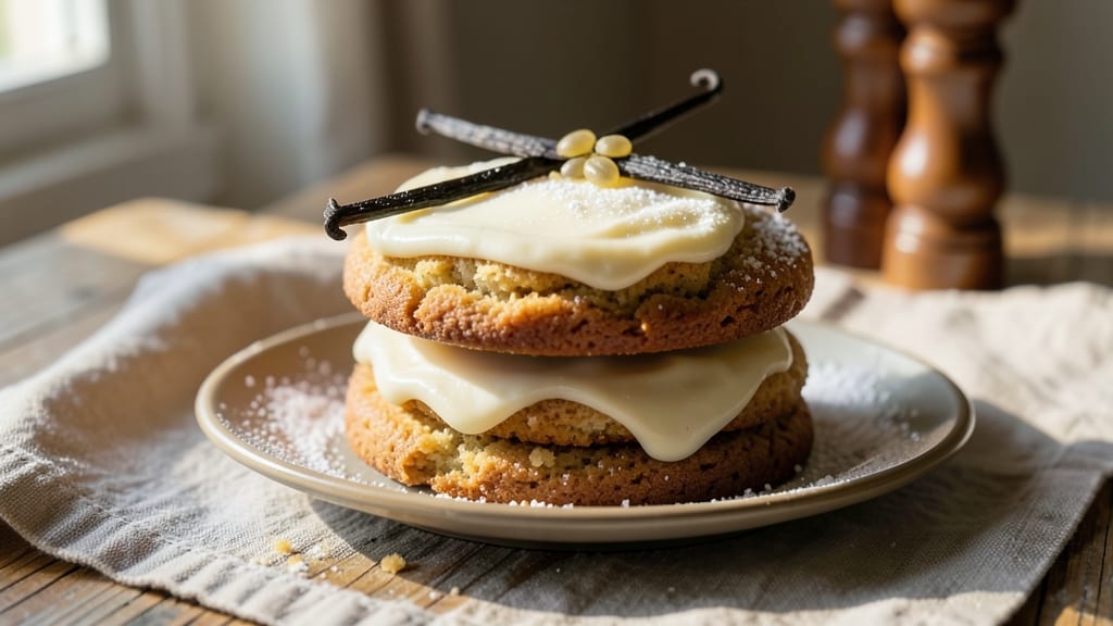 Amish Sugar Cake Cookie Recipe: Foil-Sealed Crunch With Vanilla Bean Streaks