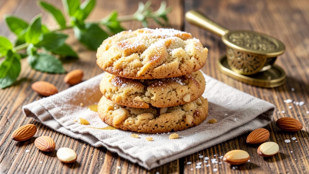 Almond Drop Cookie Recipe: Vanilla Bean Streaks and Crunchy Sandpaper Texture
