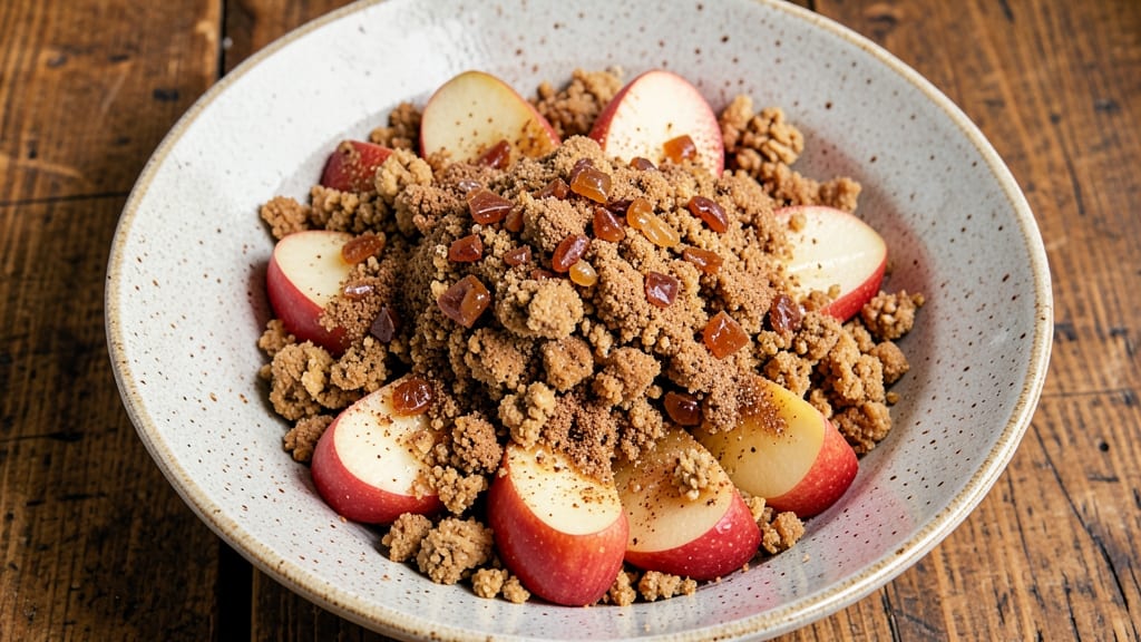 Apple Crisp Recipe With Oatmeal Cookie Mix: Cinnamon-Spiced Topping That Cuts Prep Time