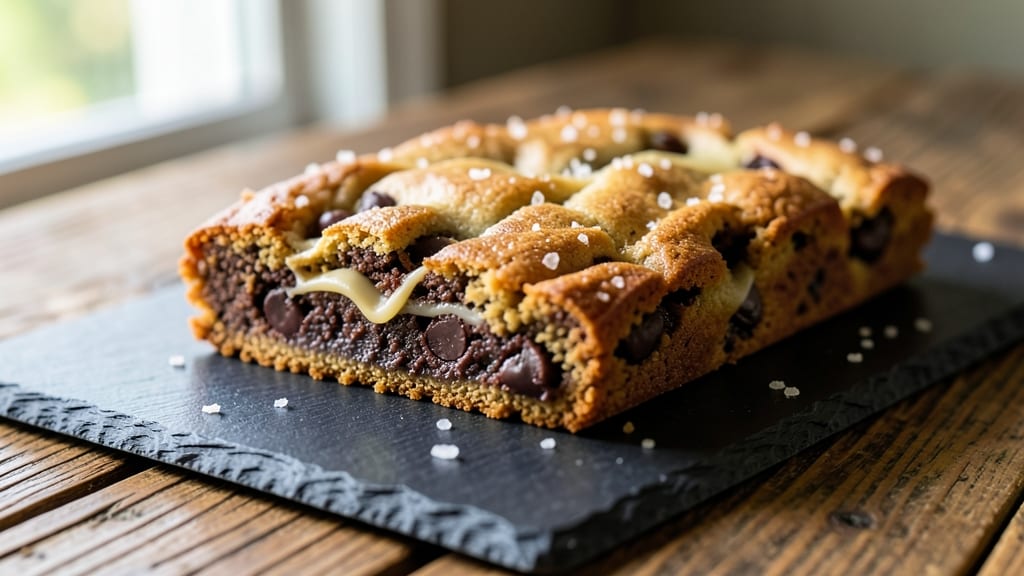 Blondie Brownie Cookie Recipe: Fudgy Hearts and Sandpaper Crunch Combo