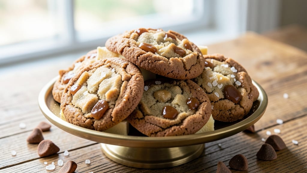 Butterscotch Shortbread Cookie Recipe: Caramelized Butterscotch Swirls in Crumbly Bites