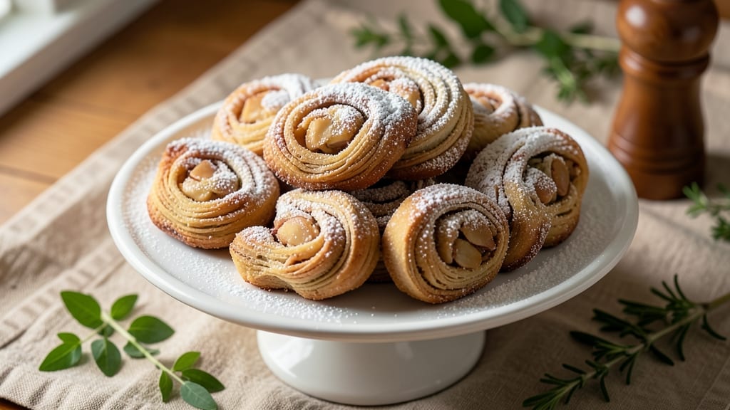 Almond Crescent Cookie Recipe Powdered Sugar: Powdered Sugar Dust for Crunchy Edges