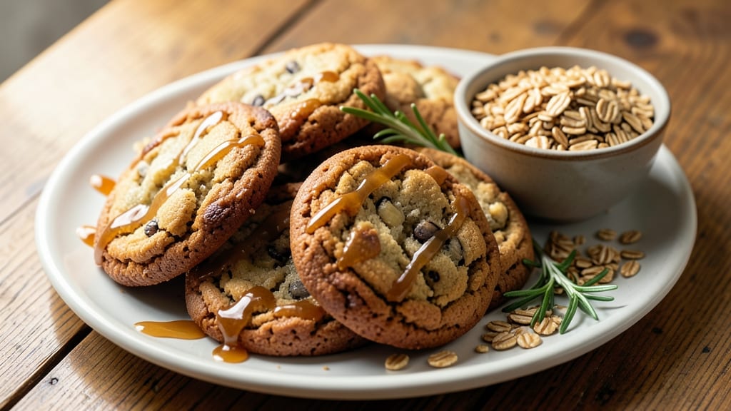 Bob's Red Mill Quick Cooking Steel Cut Oats Cookie Recipe: Crunchy Crust with Vanilla Bean Streaks