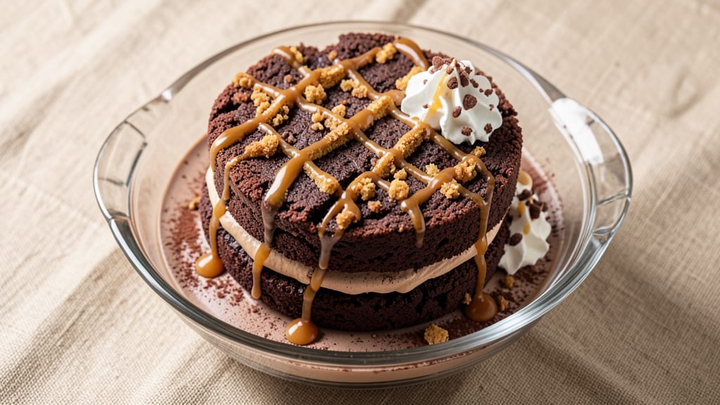 Rolo Cookie Recipe Devil's Food Cake: Crunchy Vanilla Streaks in Rich Chocolate Layers