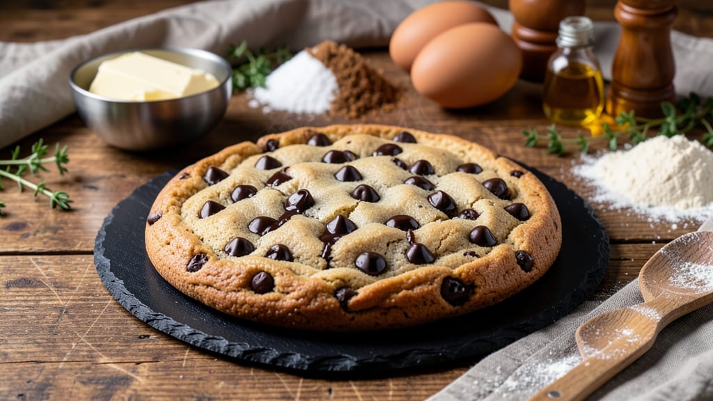 Big Giant Chocolate Chip Cookie Recipe: Foolproof Foil Method for Sandpaper Crunch