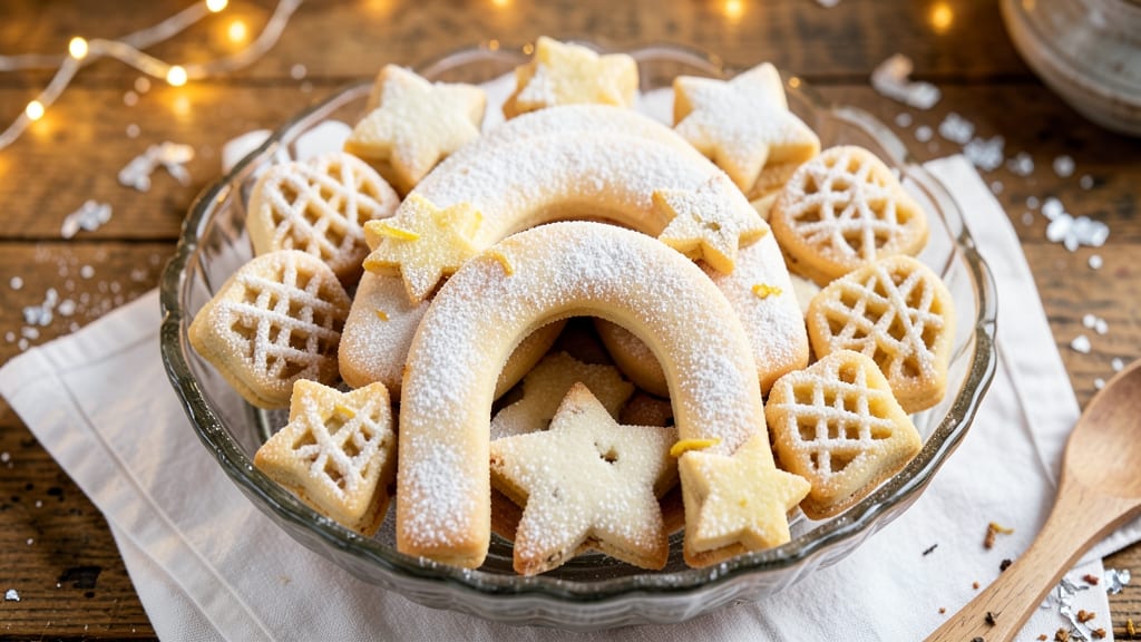 Archway Bells and Stars Cookie Recipe: Foil-Sealed Crunch With Vanilla Bean Streaks and Chocolate Rivers