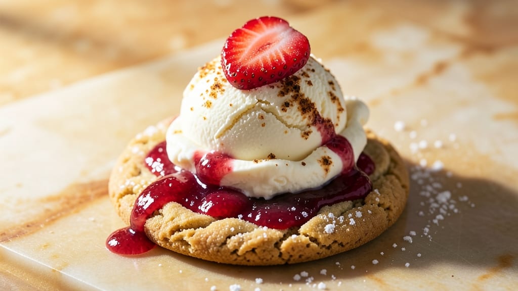 Strawberry Ice Cream Bar Cookie Recipe: No-Bake Crunch Meets Melty Swirls