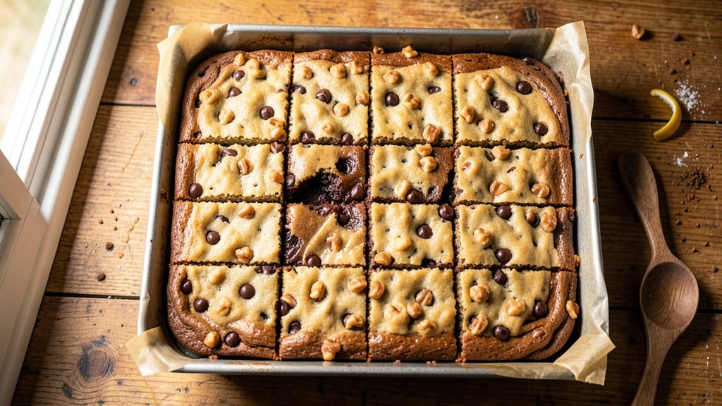 Brownie Recipe With Cookie Dough Topping: Double-Layered Decadence in One Bite
