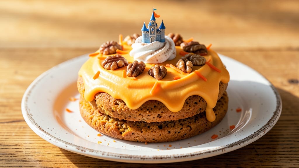 Carrot Cake Cookie Disney Recipe: Nostalgic Crunch With Cream Cheese Frosting Swirls