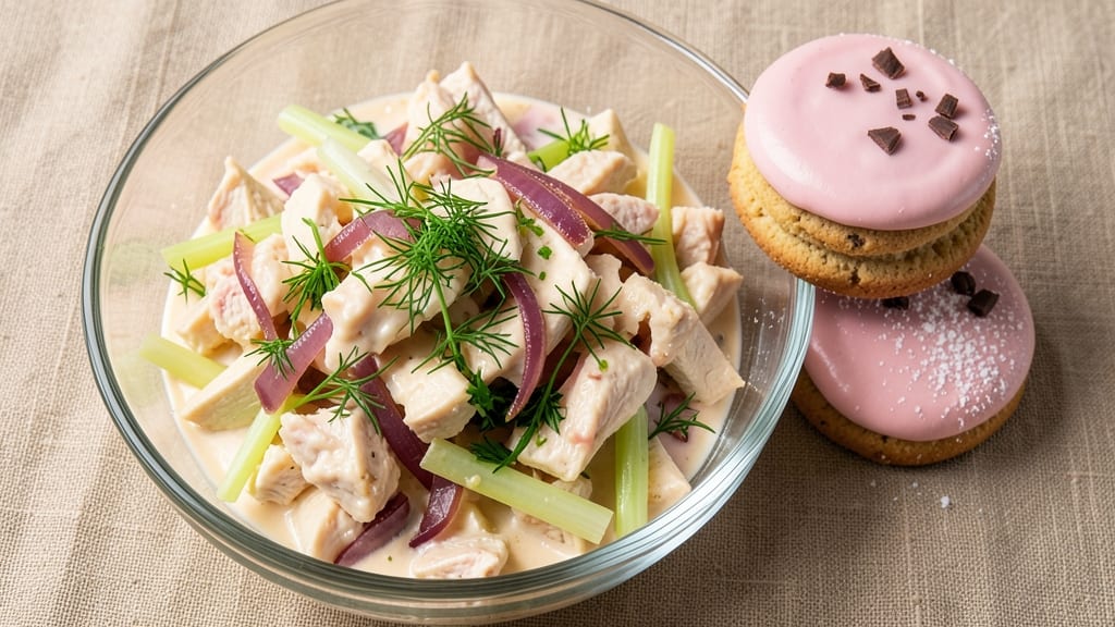 Chicken Salad Chick Buttercream Frosted Cookie Recipe: Sandpaper Crunch Meets Sweet Vanilla Swirls