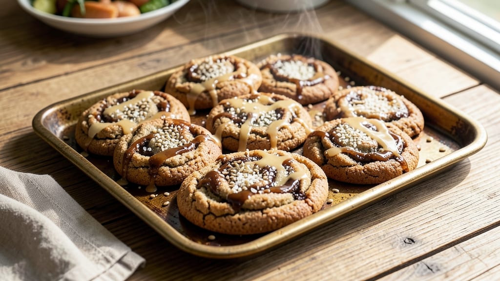 Vegan Brown Sugar Cookie Recipe: Molten Caramel Centers Hidden in Soft Bites