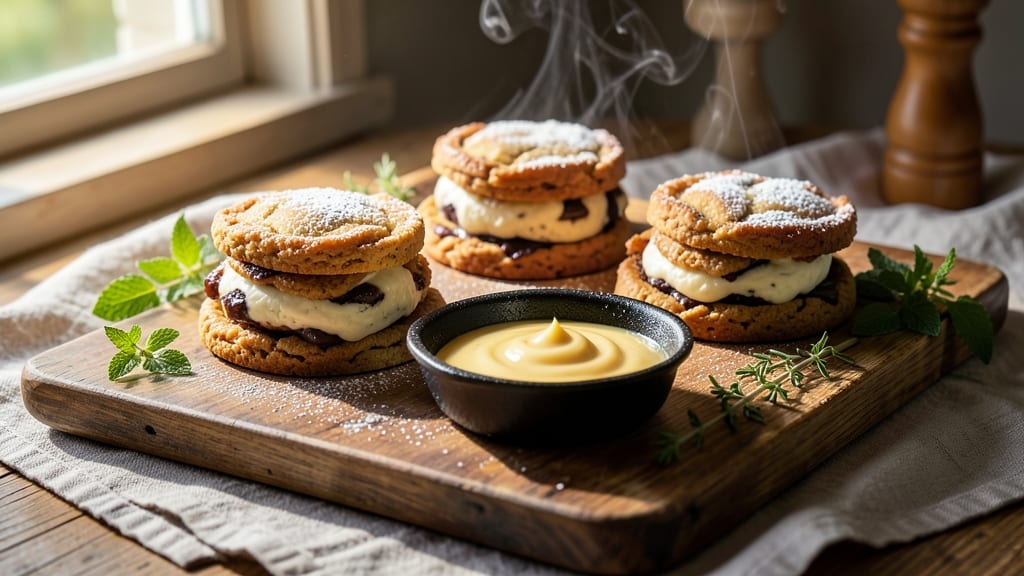 Baked By The Lake Cookie Monster Cookies Recipe: Campfire-Inspired Crunch and Vanilla Bean Streaks